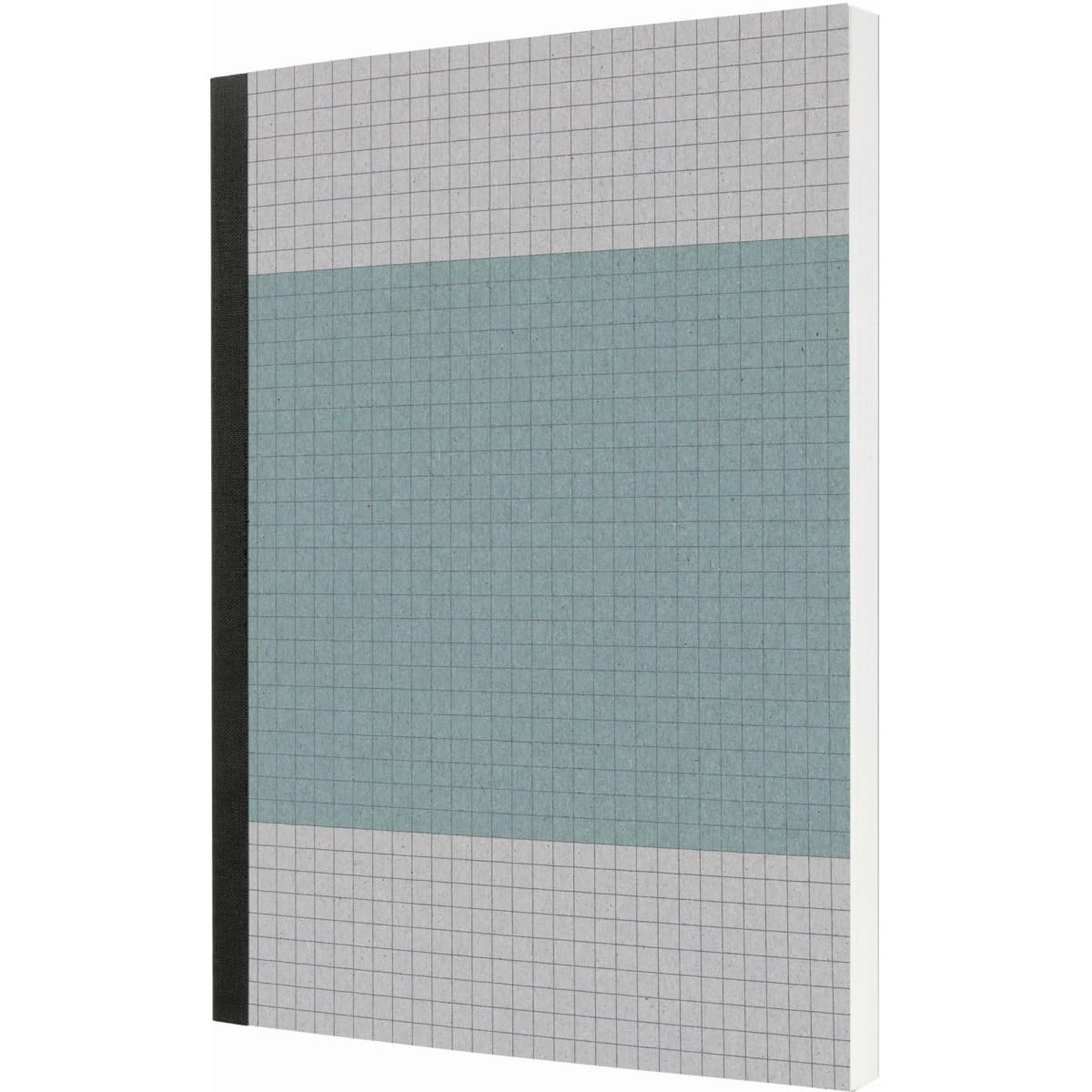SIGEL SN200 Notebook, Squared, 80 g/m², Approx. A5, Blue, softcover, 200 Pages, Sustainable, 2pcs.