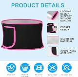 ACWOO Waist Trainer for Women Men Adjustable Sweat Belt Sauna Effect view 3