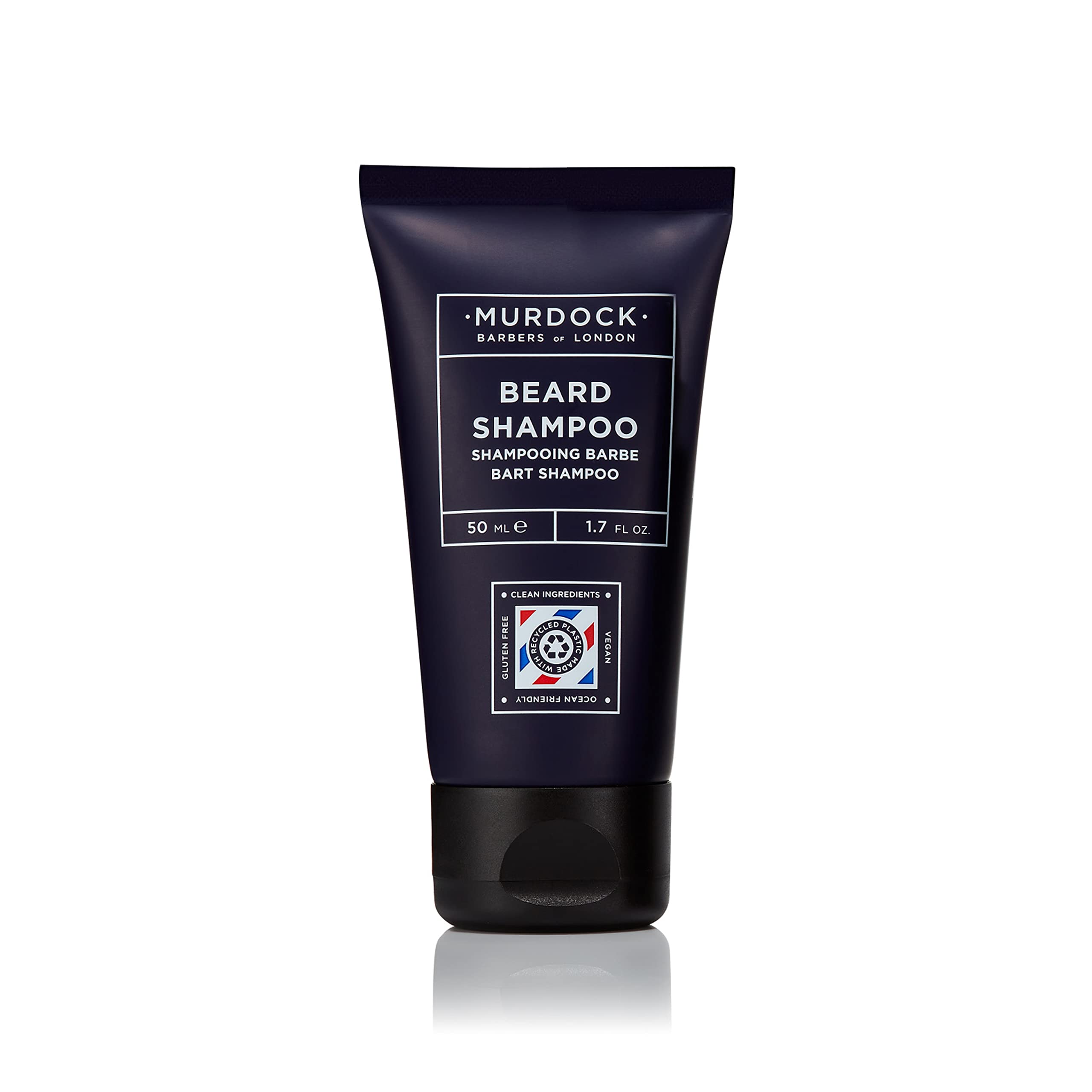 Murdock London Beard Shampoo (Travel Size) | pH Balanced & Sulphate Free | Made in England | 50ml — image 1