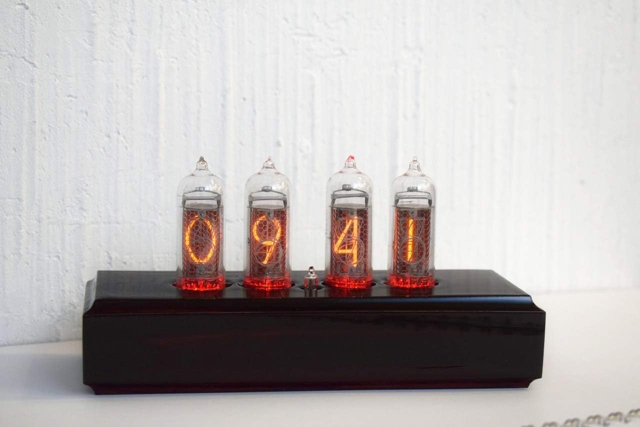 Astronimas"Kremlin 2" Nixie Tube Clock IN-14/IN-8 Vintage Retro Handmade