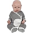 Vollence 19 inch Realistic Full Body Silicone Baby Doll That Look Real Boy,Lifelike Reborn Real Baby Doll - Boy