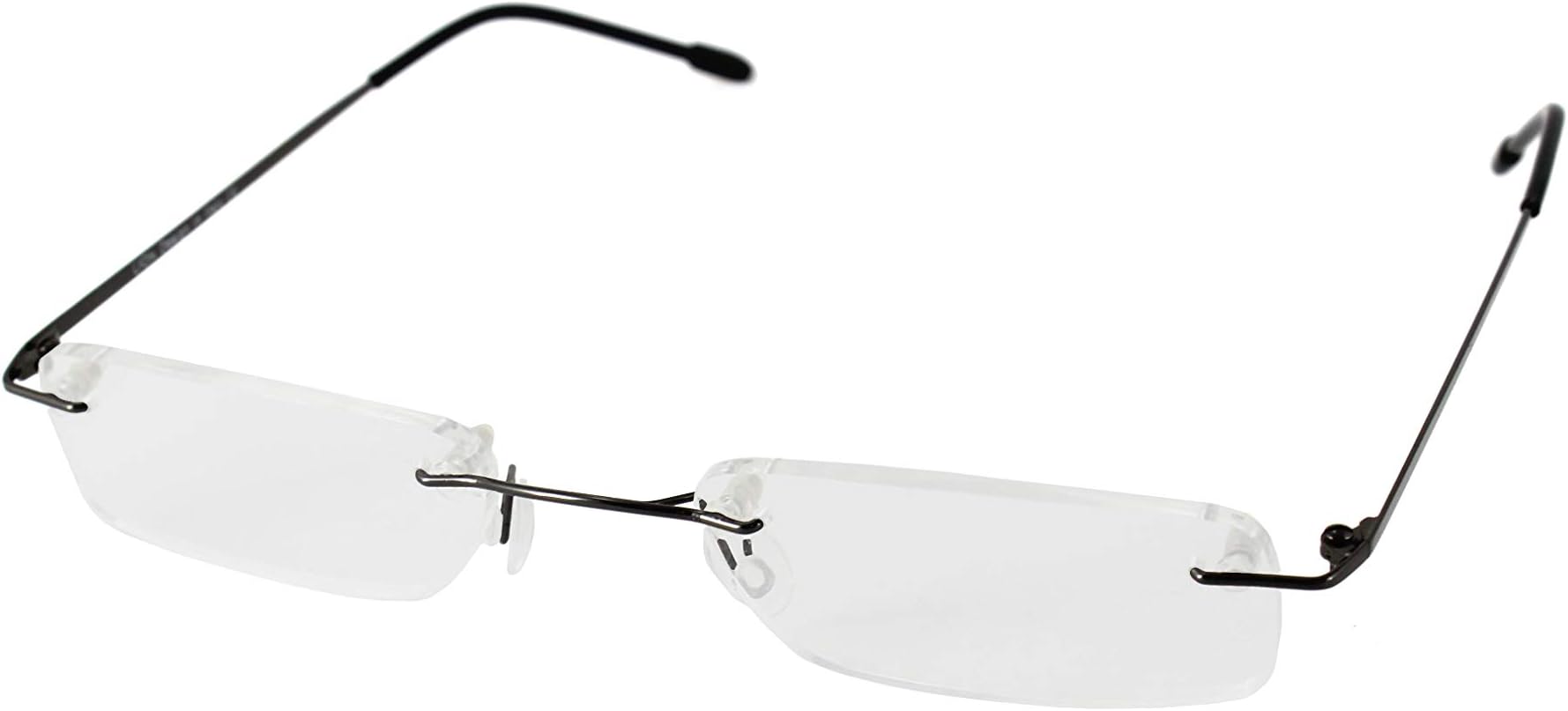 DOUBLE BATTERY MINISTERS READING GLASSES| BLACK COLOR| POWER + 2.00