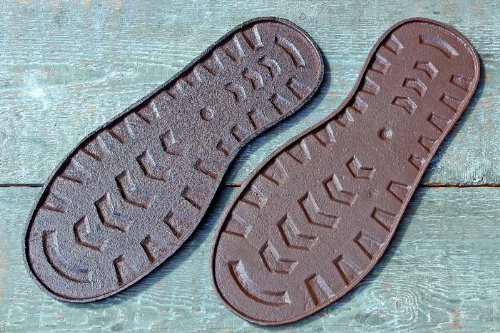 Trittstein Trittplatte Gusseisen Beetstein Ornament: Amazon.de: Garten