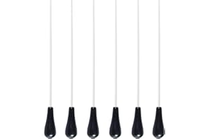 Conductors Baton Conducting Baton Music Orchestra Baton (6 Pack Black Baton)