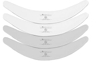 More of Me to Love Organic Cotton and Bamboo Tummy Liner 4-Pack, X-Large (2 x Pearl White and 2 x Stone Gray)