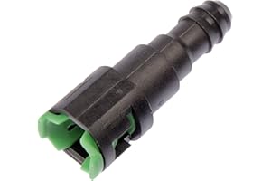 Dorman 800-084 Fuel Line Quick Connector for 5/16 in. Steel to 3/8 in. Nylon Tubing, Pack of 2 Ready To Paint If Needed
