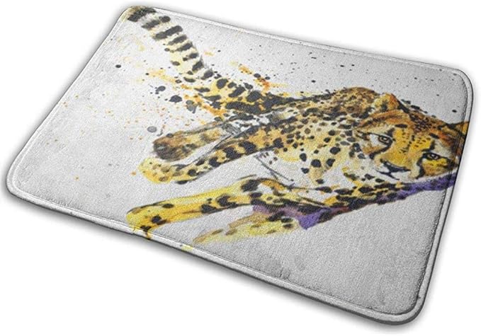 Alfombrillas Antideslizantes Animales Guepardo Gráficos Salpicaduras