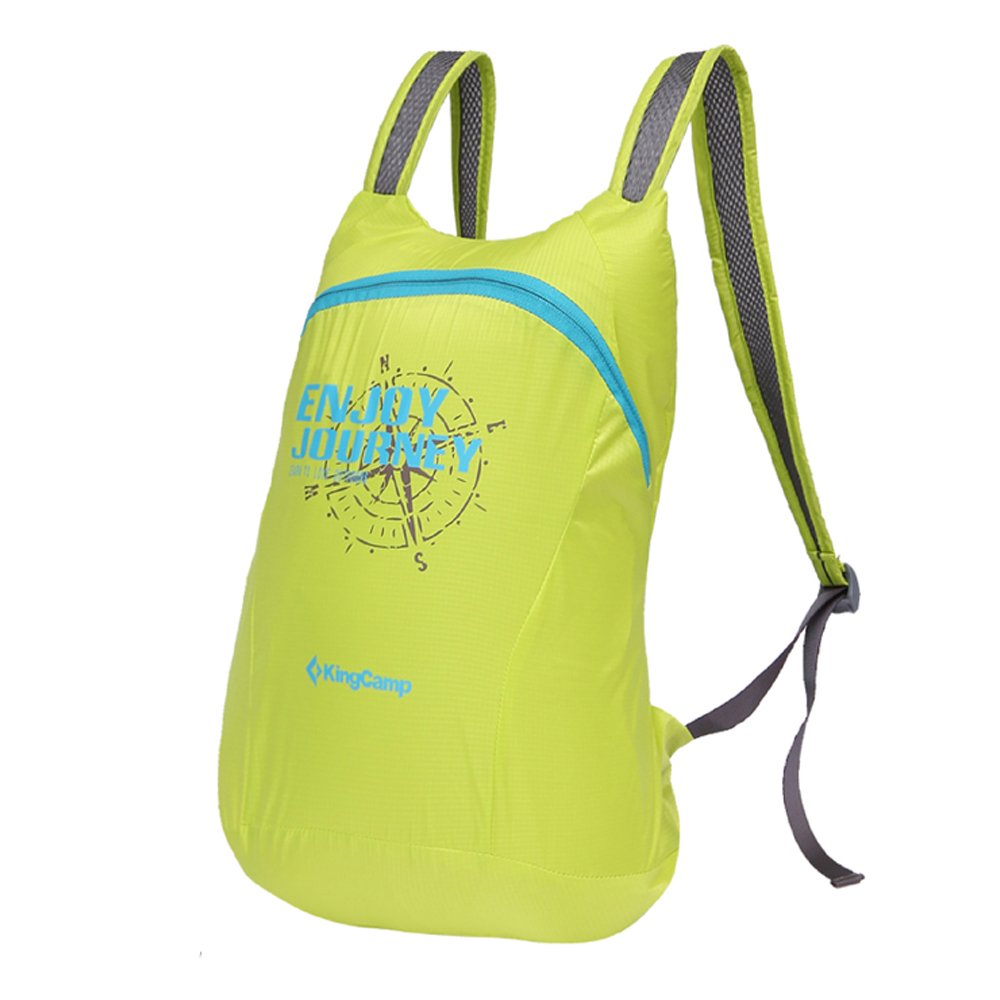 KingCamp 12L Ultralight Handy Packable Camping Hiking Travel Backpack Daypack (Green)