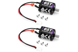INJORA 65T 030-Size Brushed Motor for 1/30 Axial SCX30 (2-Pack)
