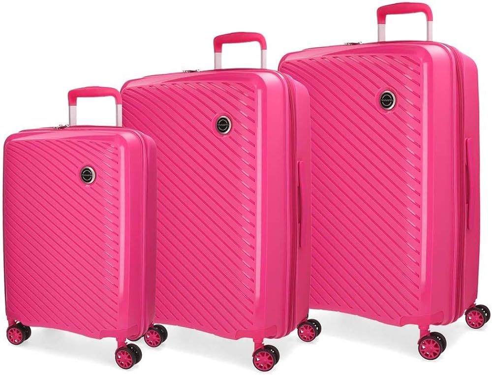 Movom Tokyo Luggage Set 78 centimeters 218 Pink (Rosa), Fuchsia
