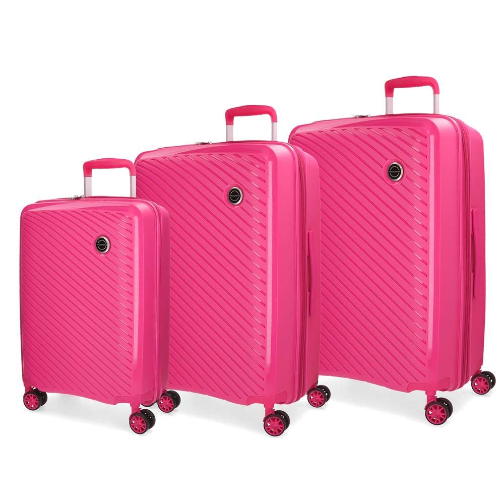 Movom Tokyo Luggage Set 78 centimeters 218 Pink (Rosa)