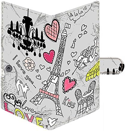 Shopmania Paris Love Women's Canvas Wallet, Card, Passport Holder, Clutch, Purse