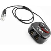 WirelessFinest Telephone Training Y Splitter with Mute for Avaya &amp; Nortel | Headset training Y splitter with mute for select Nortel, Norstar, Avaya, Aastra, Mitel, Polycom, GE, and other IP phones.