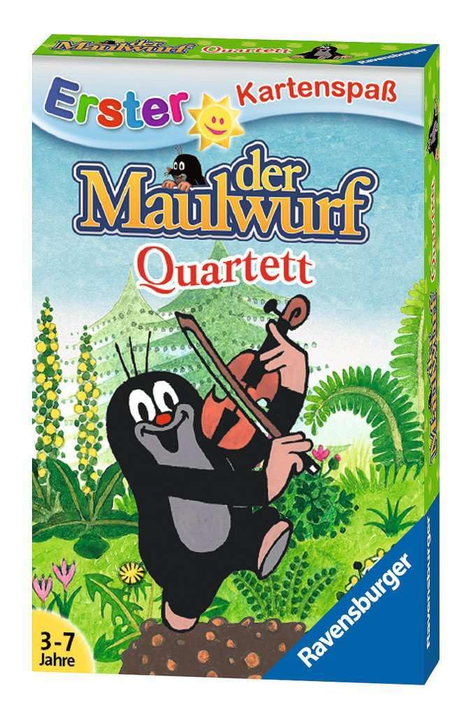 Ravensburger 20435 9 "Quartet The Mole Card Game