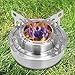 Walmeck Outdoor Alcohol Stove & Rack Combo Set Mini Portable Alcohol Stove with Cross Stand Stove Rack Support Stand