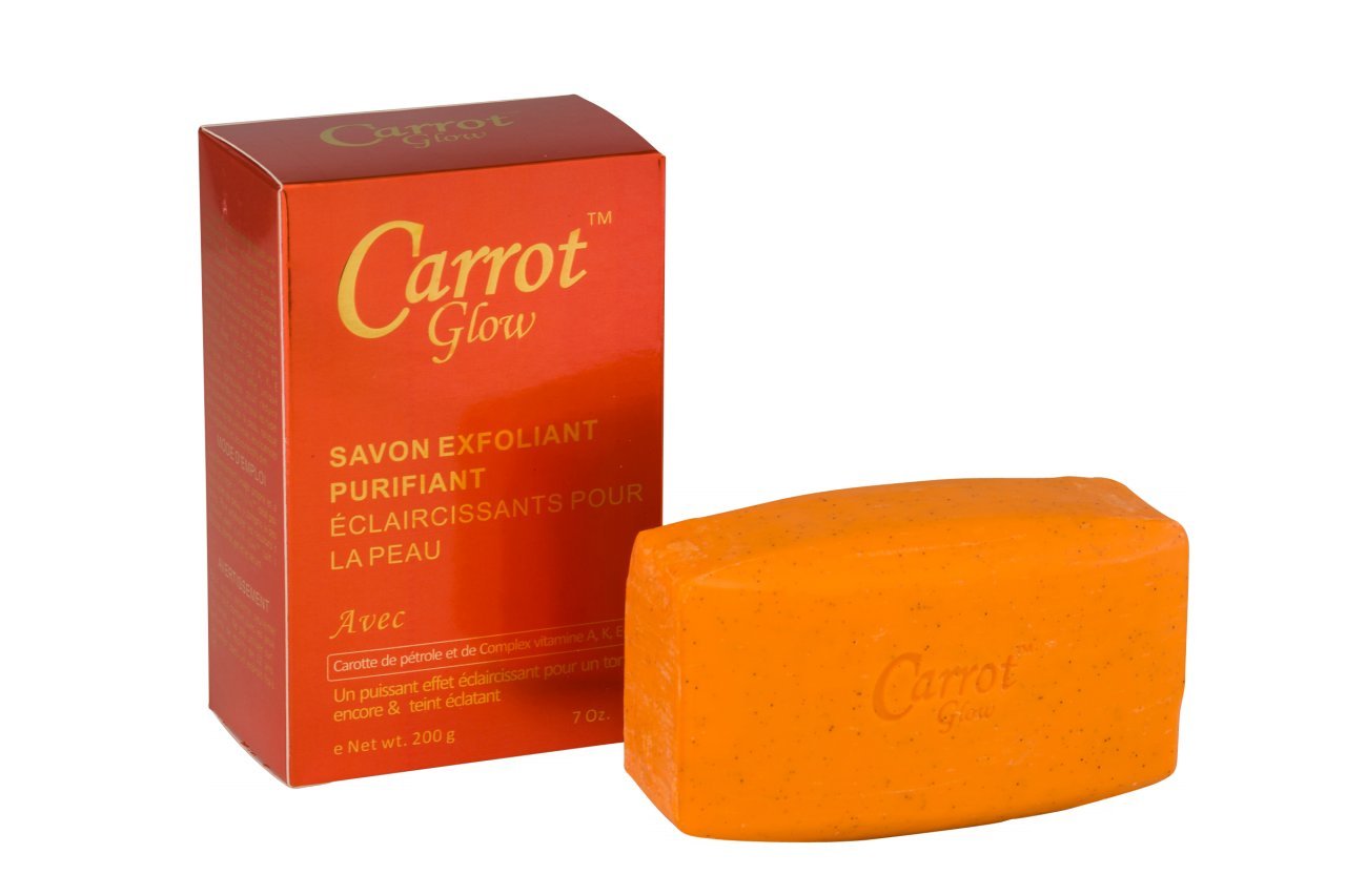 Carrot Glow Exfoliating Purifying Soap Skin Lightening 7 oz