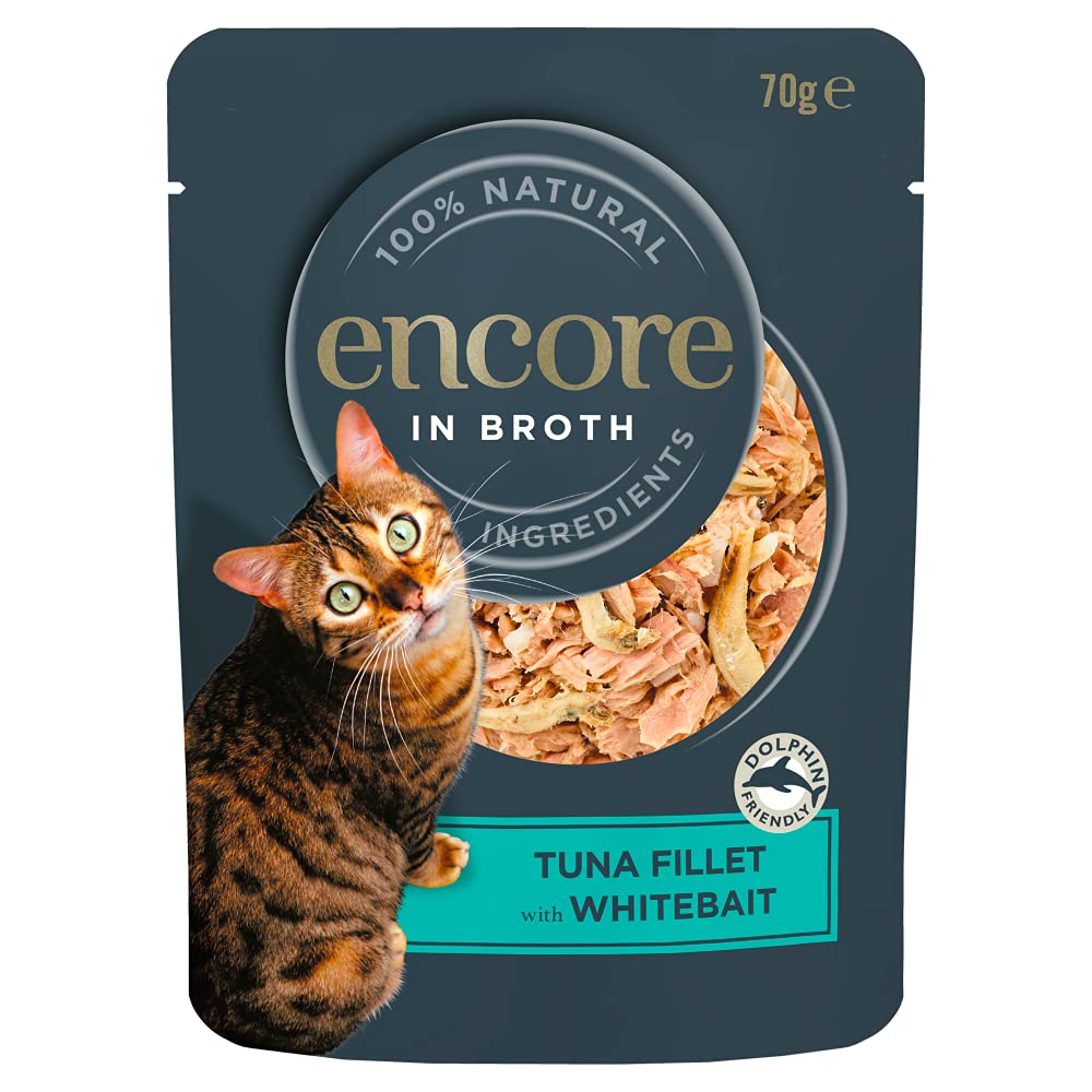 Encore Tuna with Whitebait Cat Pouch, 70 g