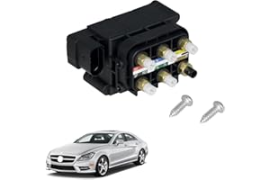 Yongtoparts Air Suspension Solenoid Valve Block 2123200358 Compatible with Mercedes-Benz GL320 GL350 GL450 CL500 CL550 CLS500 E300 E350 E400 ML350 ML450 ML550 R320 R500 S350 S400 Replace OE 2513200058