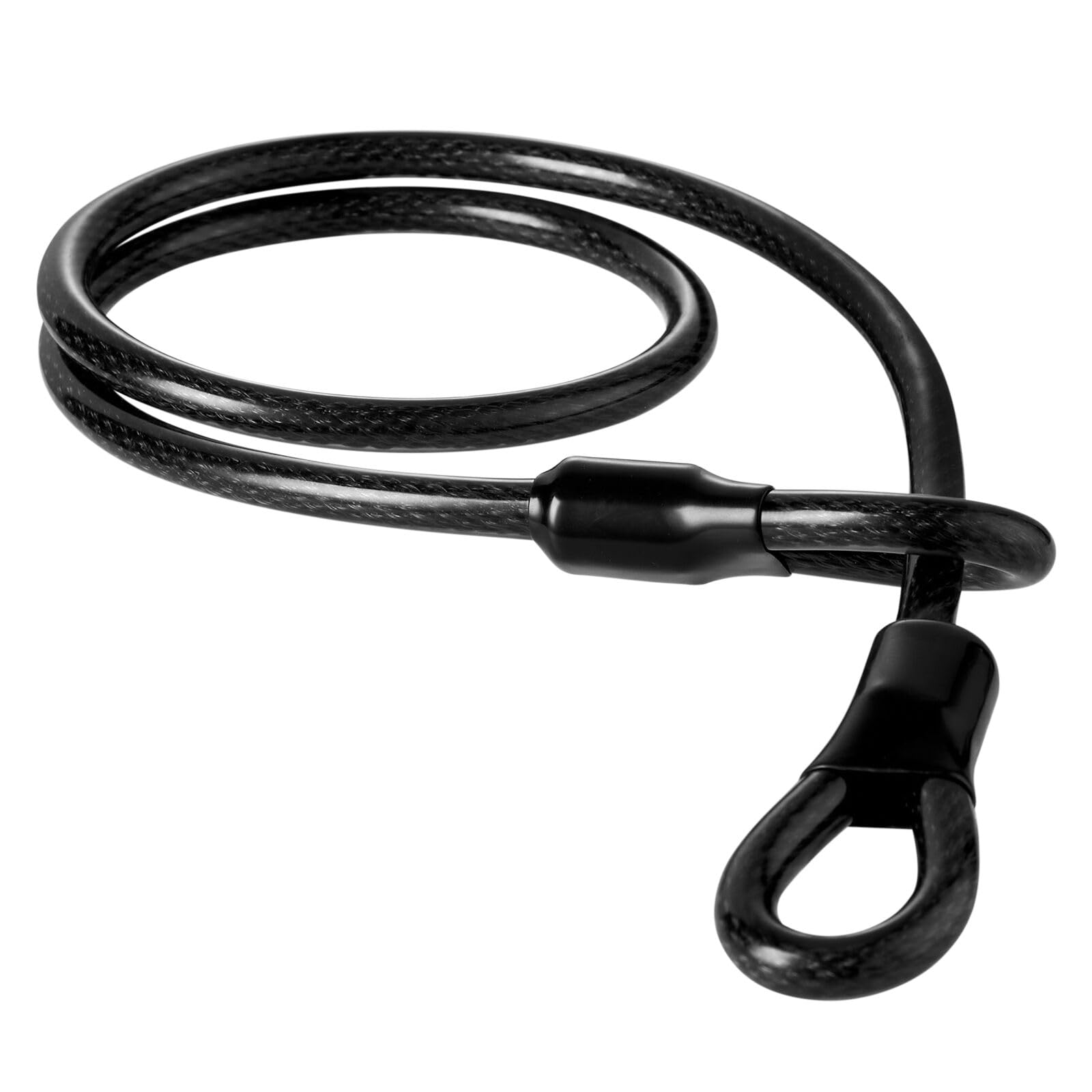 Photo 1 of Cable Lock?Guliffen 4 ft. Steel Cable with Looped Ends, Heavy Duty Anti Theft Bike Lock Cablefor Motorcycle, Jet Skis, Grill,Gate, and Fence