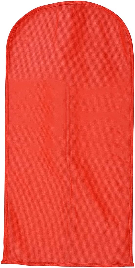 Wig Storage Bag Holder Case, Wigs Pouch Dust-Proof Organizer Protect for Professional Hair Extensions Pack of 10 (Red) - Image 3