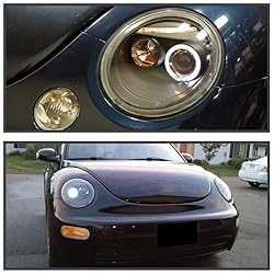Spec-D Tuning Angeleyes Projector Headlights Black