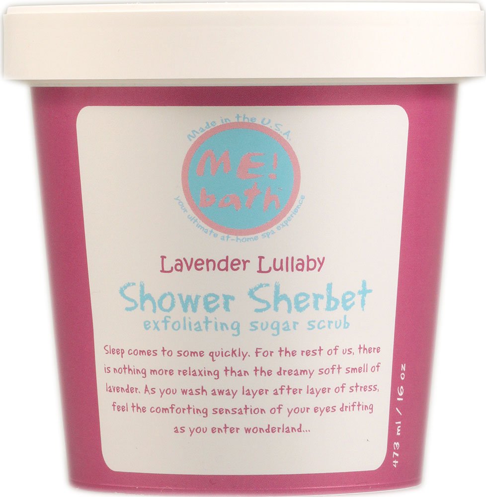 ME! Bath Shower Sherbet Sugar Scrub - Lavender Lullaby - 16 oz