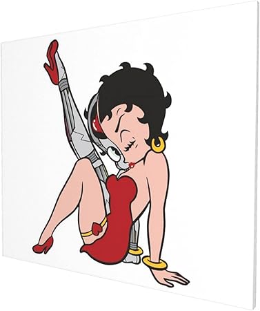 Amazon Co Jp ベティちゃん 3 現代壁の絵 壁掛け 部屋飾り 背景絵画 壁アート 木枠付きの完成品 装飾 ホーム キッチン