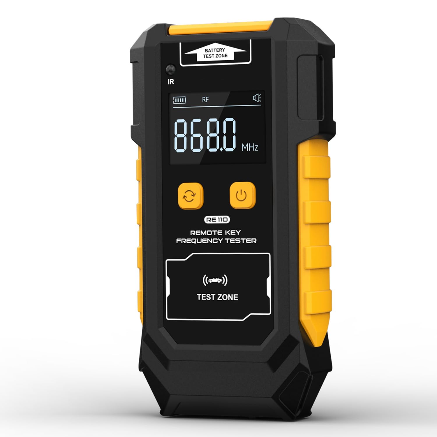 Photo 1 of 3-in-1 Universal Remote Key Tester with HD Display - Infrared Signal Testing, Key Frequency Detection & Button Battery Voltage Check, 315/433/868/902MHz, 2 Power Supply Methods with Bracket