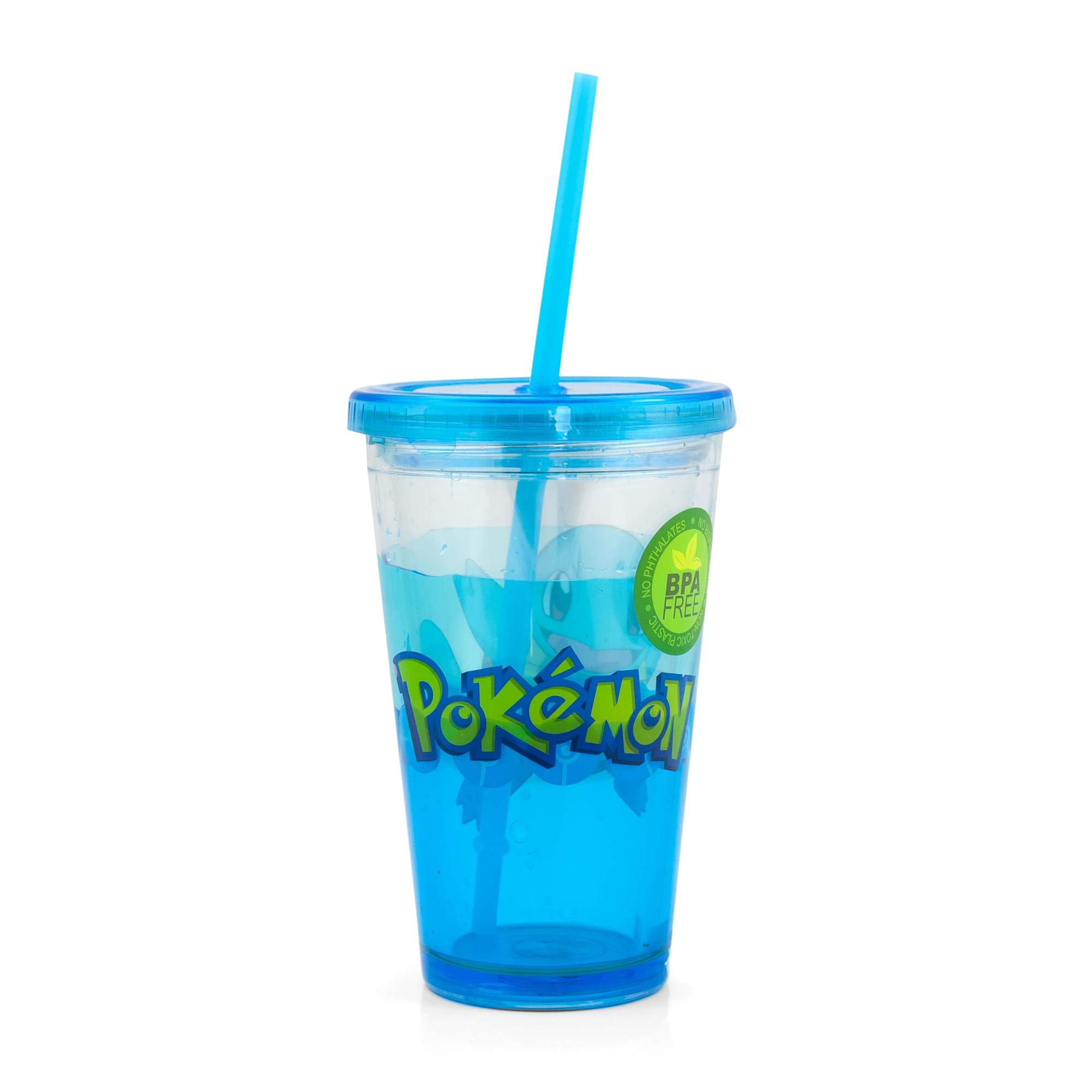 Pokemon Carnival Cup with Glitter and Confetti Featuring Squirtle 16oz.