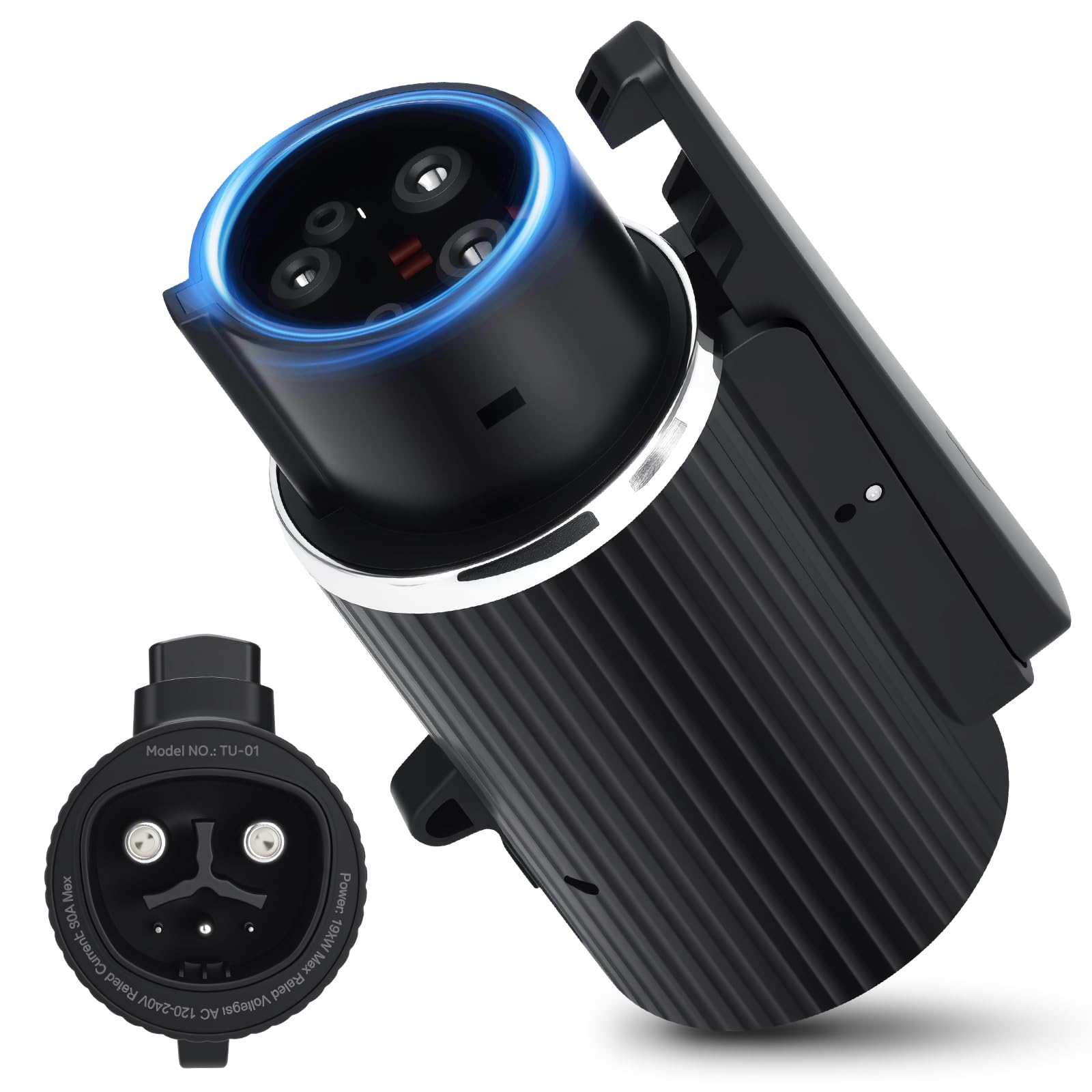 View 1 of *MINOR DAMAGE - USED*
NACS to J1772 Charger Converter, 80Amp 280V for NACS to J1772 Adapter with Secure Lock & IP55 Rating, Compatible with NACS High Power Wall Connector & Destination Chargers