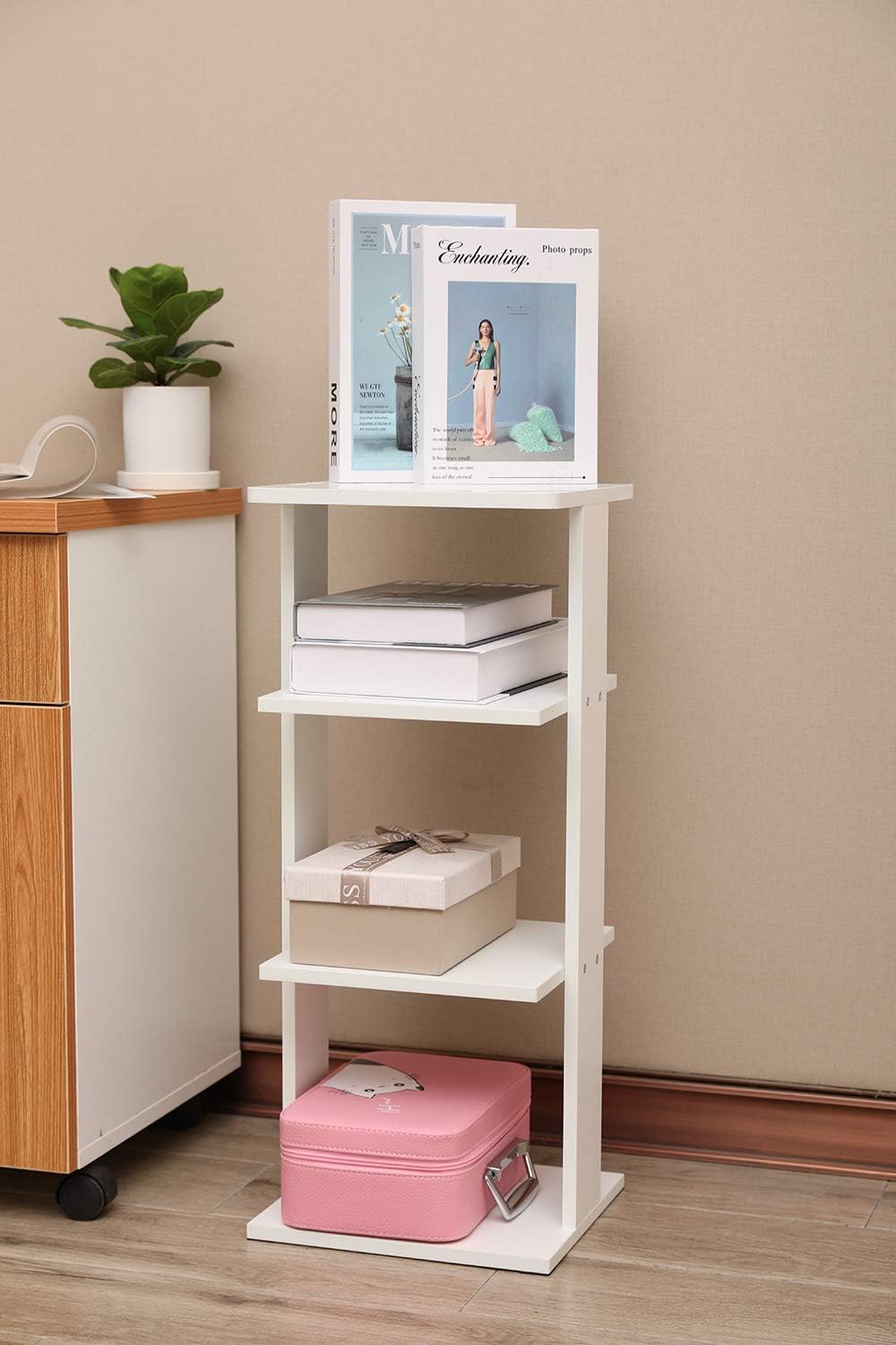 japanese style shoe rack on Organizer Modern Vertical Shoe Rack Lipo 4 Tier Shoe Racks Storage Shelf White Entryway Shoes Storage Stand Shoe Organizers Home Kitchen Environews Tv