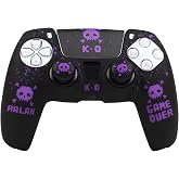 Skull Controller Skin Cover Compatible with PS5/Playstation 5 Controller, RALAN Protector Case Customised Thumb Grip