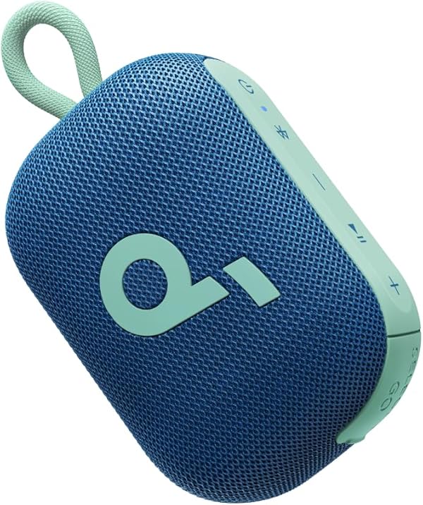 soundcore Select 4 Go Bluetooth Lautsprecher, ultraportabel, bis zu 20h Wiedergabe, IP67 Wasser- und Staubschutz, schwimmfähig, kraftvoller Sound, für drinnen und draußen, Wandern und Radfahren