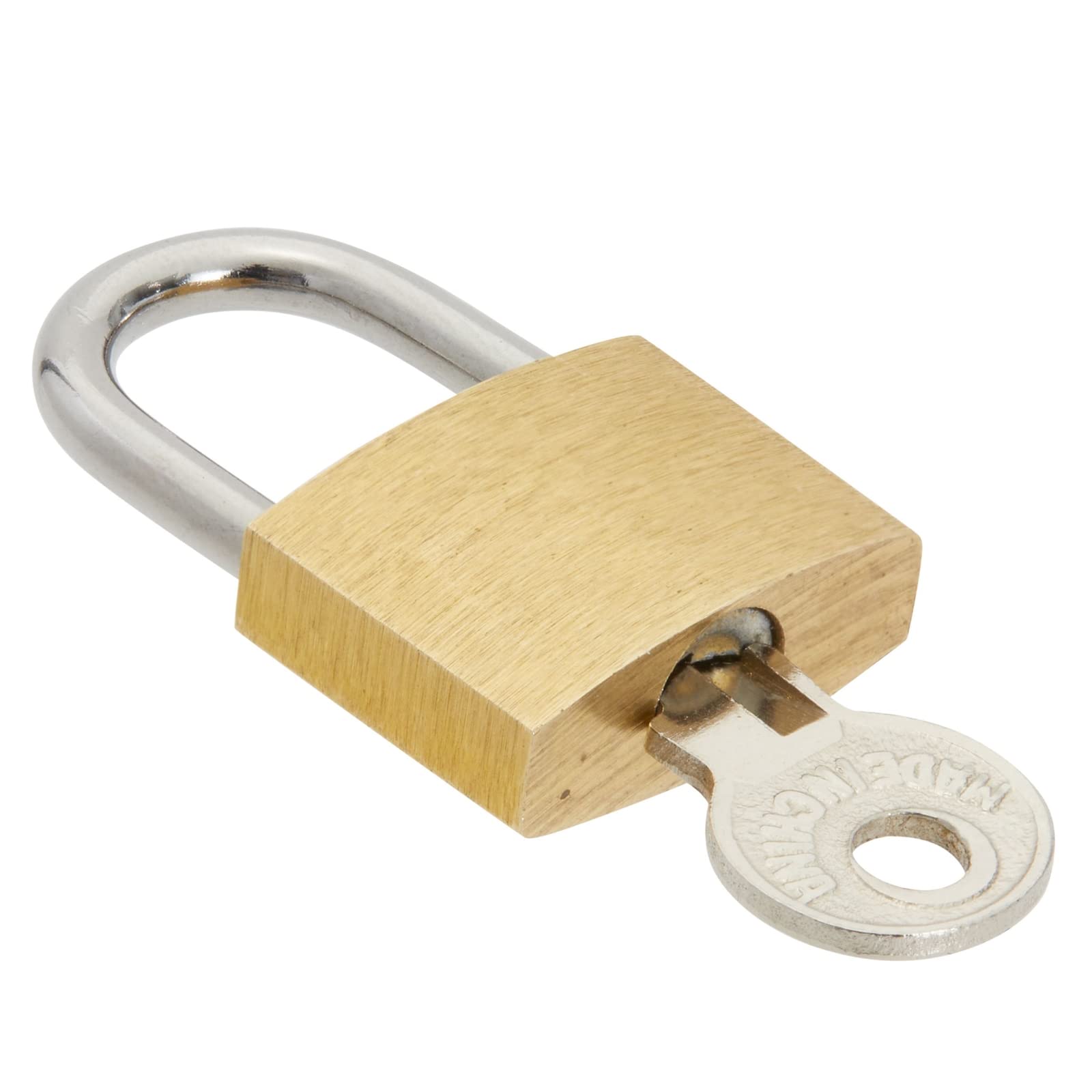 Juvale Luggage Locks with Keys - 12-Pack, 0.7 x 1.2 x 0.25 in, Gold & Silver - TSA Approved Locks for Luggage & Travel Security