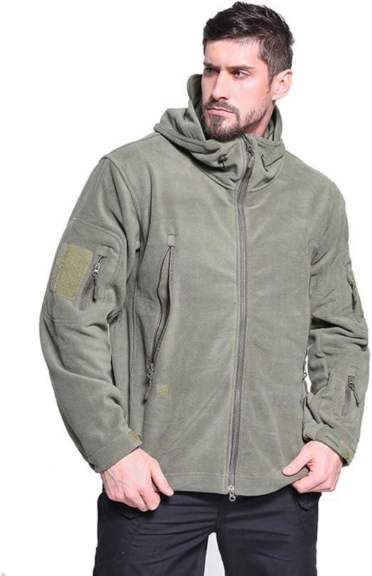 windproof fleece hoodie