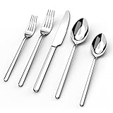 KINGSTONE Silverware Set, 20 Piece Flatware Cutlery