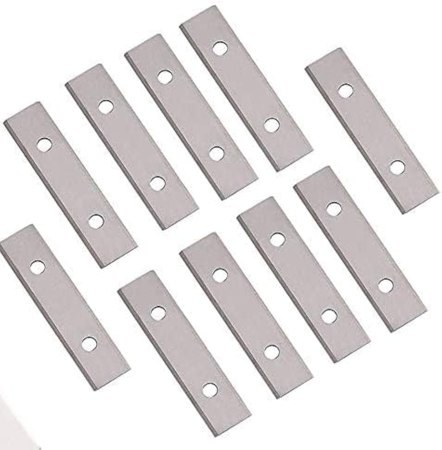 Photo 1 of 2.38"(60mm) Paint Scraper Carbide Blades Double-Edged Reversible Replacement Blade 2-3/8"(60X12X1.5mm) Fits Most equivalent General purpose Hand-Held Scrapers,10pcs By LU&MN