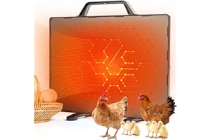 Xbrigh Chicken Coop Heater Chicken Coop Heater fo Winter Safe Chicken Coop Heater Gently Warm Radiant Heat 140 Watts, ETL Compliant for Safety Good for Under Desk