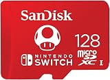 SanDisk 128GB microSDXC UHS-I Nintendo licensed Red for Switch