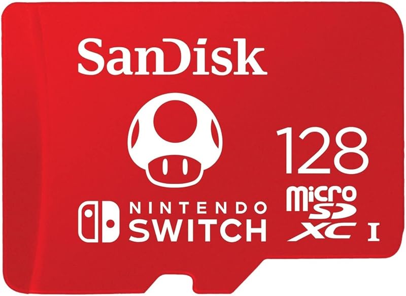 SanDisk 128GB microSDXC UHS-I Nintendo licensed Red for Switch