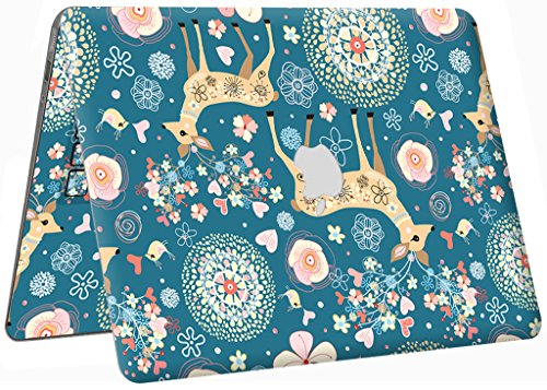 UESWILL Full Body Sticker for 13" MacBook Air, [Anti-scratch] Vinyl Art Skin Decal Sticker- Set w/ Keyboard,Palmrest,Touchpad,Upper & Bottom Skin+Microfibre Cleaning Cloth,(Deer) - Thumbnail 6
