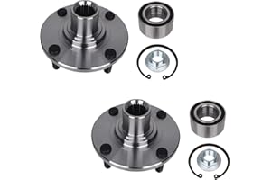 PAROD Pair Front 518510 Wheel Hub and Bearing Assembly Compatible with Ford Focus 2000-2011 4Lugs