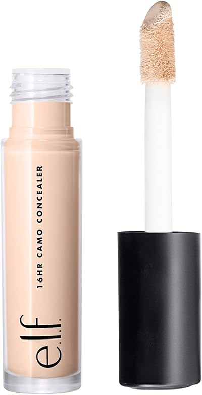 e.l.f. 16HR Camo Concealer Light Peach Full Coverage Matte 0.203 Fl Oz