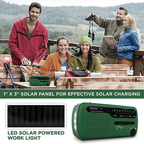 Baile-Portable-Emergency-Solar-Crank-AMFM-Radio-with-LED-Flashlight-Cell-Phone-Portable-Charger