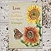 Set of 25 Sunflower Seed Packet Favors (F05) Love Is Just Like A Sunflower