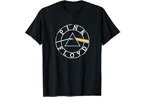 Pink Floyd Rock Band Prism Circle Logo T-Shirt