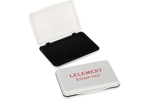 Ink Pads for Stamps | Black Ink Stamp Pad | Rubber Stamps Ink Pad - Premium Quality Felt Pad for Stamps | Stamp Pads | Small 