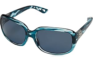 Costa Del Mar Women's Gannet Rectangular Sunglasses