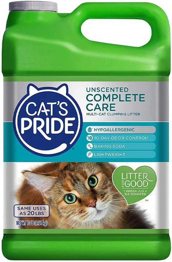 Cat's Pride Unscented Complete Care Hypoallergenic Multi-Cat Litter (C47710) : Pet Supplies