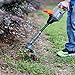 Max Action Power Tools Toy Weed Trimmer with Pivoting Head, Glowing LED Toy Blades, Realistic Sounds and Power Indicating Lights